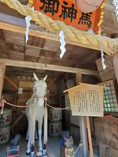 三春大神宮の狛犬