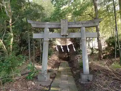 吉田杉山神社の鳥居