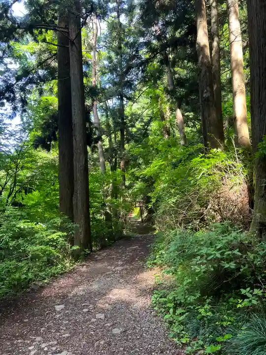 母の白滝神社の周辺