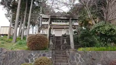 大岩子安神社の鳥居