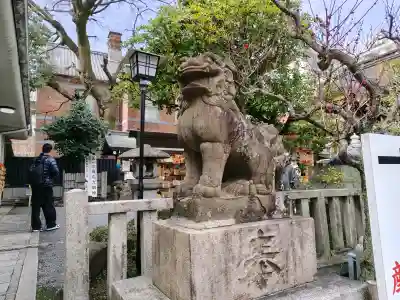 菅原院天満宮神社の狛犬