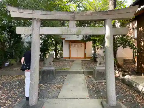 青木神社の鳥居