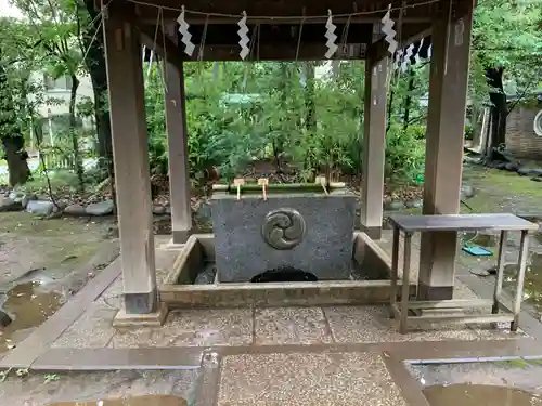 赤坂氷川神社の手水舎