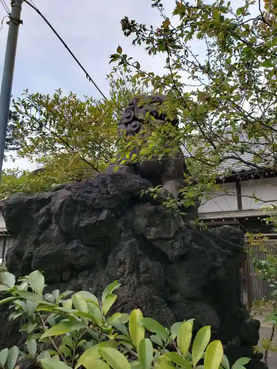 御霊神社の狛犬