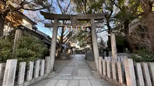 御幸森天神宮の鳥居