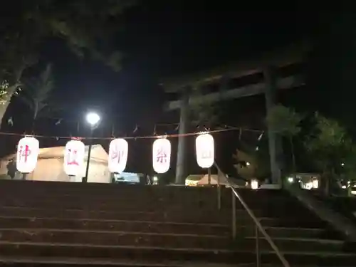 石見国一宮　物部神社の鳥居