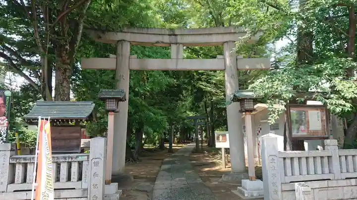 八雲氷川神社の鳥居