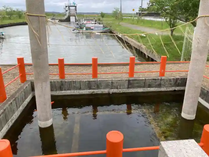 息栖神社の鳥居