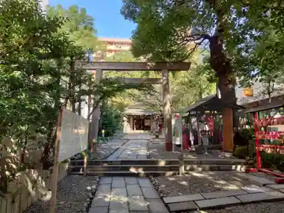 洲嵜神社の鳥居