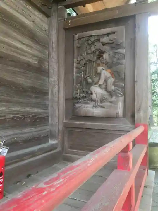 伊与久雷電神社の芸術