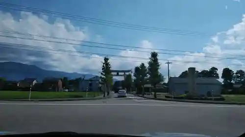 越中一宮 髙瀬神社の鳥居