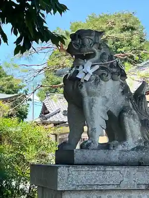 島田八坂神社の狛犬