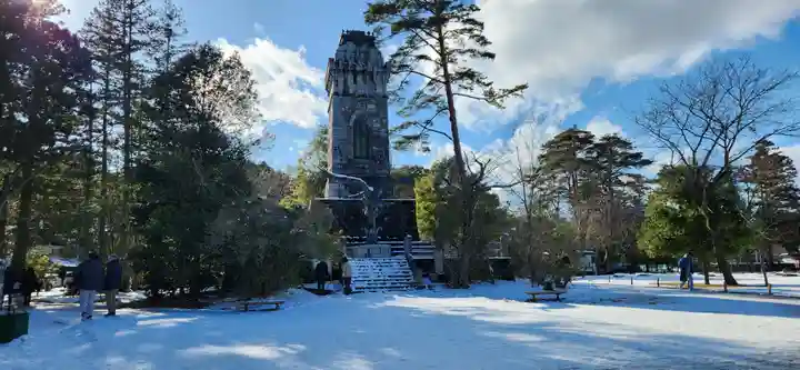 宮城縣護國神社の塔