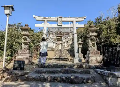 八幡社 (宇津江町)の鳥居