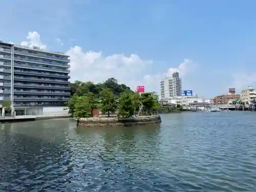 琵琶島神社の周辺