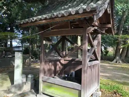 高幢神社の手水