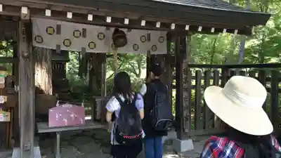 穂高神社奥宮の本殿・本堂