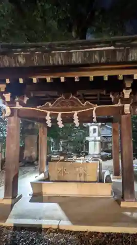 溝旗神社（肇國神社）の手水舎