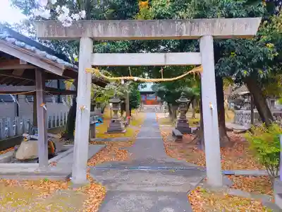 神明社（新神戸）の鳥居