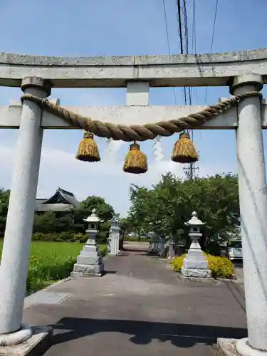 八幡社の鳥居