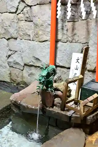 大山阿夫利神社の手水舎