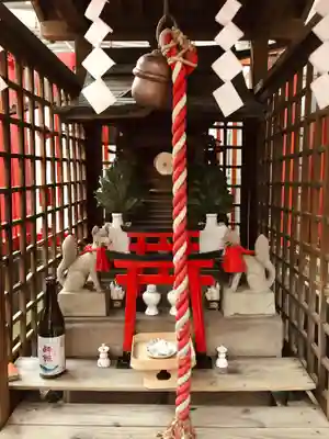 延壽稲荷神社の狛犬