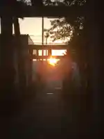 新堀日枝神社の鳥居