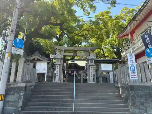 津田八幡神社の手水舎