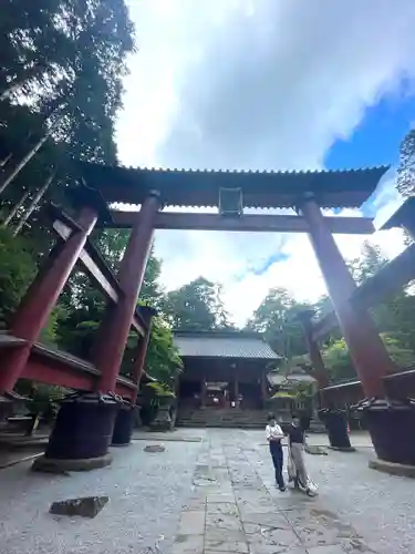 北口本宮冨士浅間神社の鳥居