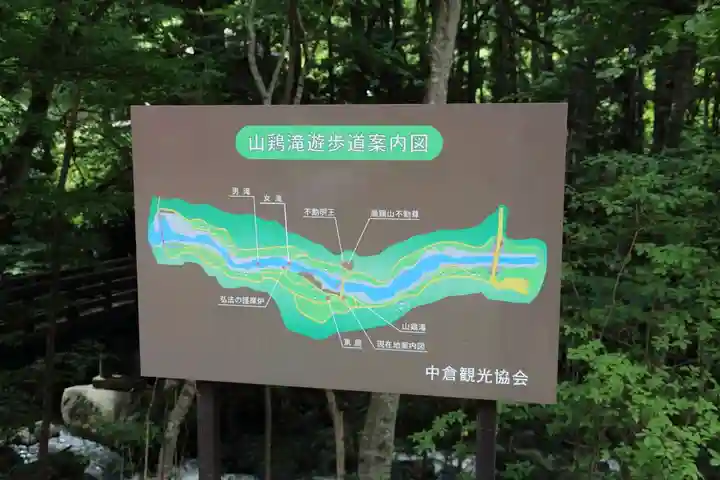 瀧鶏山不動尊の周辺