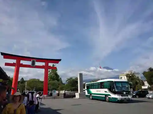 富士山本宮浅間大社の鳥居