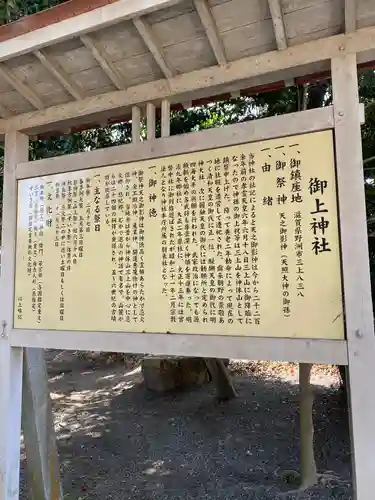 御上神社の歴史