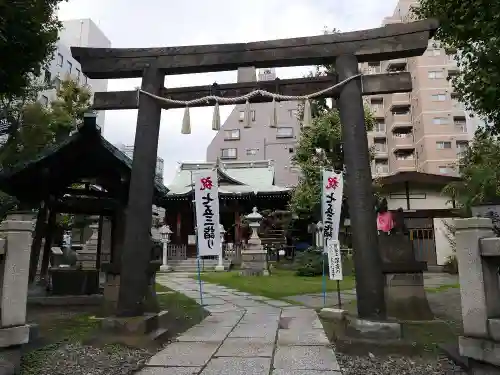 千束稲荷神社の鳥居