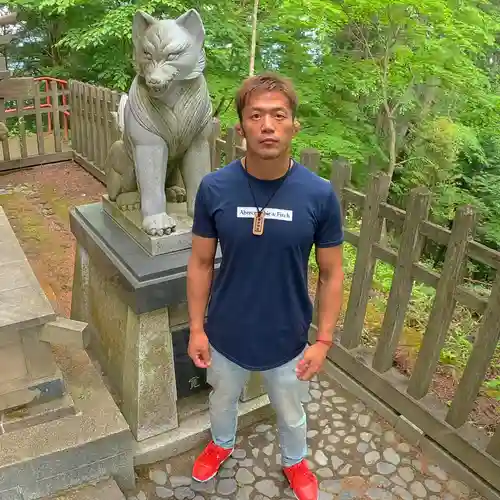 武蔵御嶽神社の狛犬