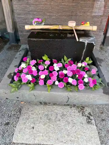 上尾御嶽神社の手水