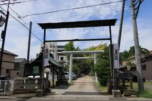 阿邪訶根神社の鳥居
