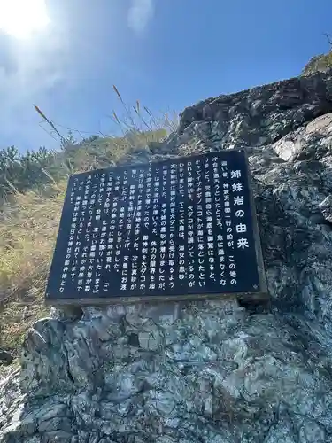 ビシャゴ浦姉妹岩(大分県)