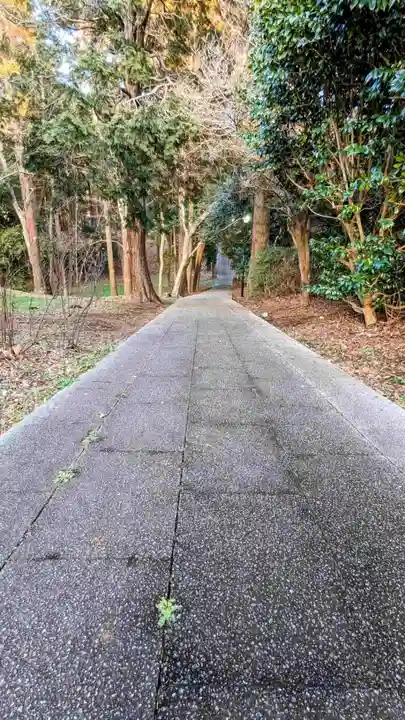 神明神社の自然