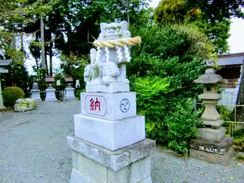 亀ケ池八幡宮の狛犬