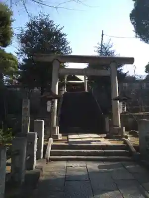 西向天神社の鳥居