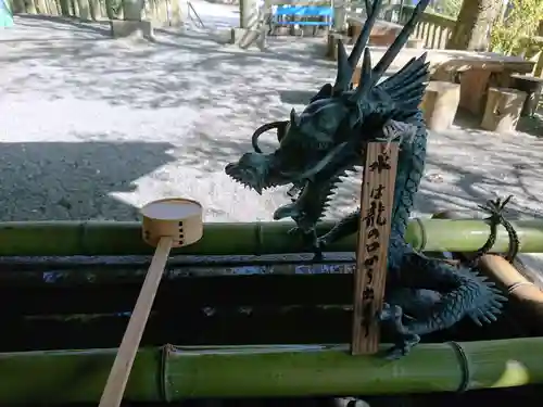 五所神社の手水舎