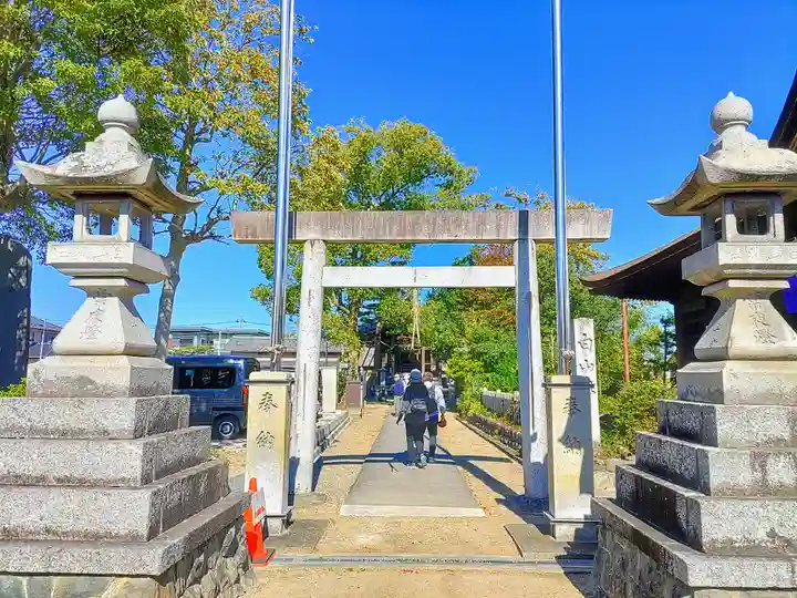 白山神社(高田寺白山社)の鳥居
