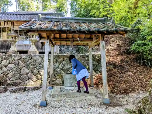 白山比咩神社の手水