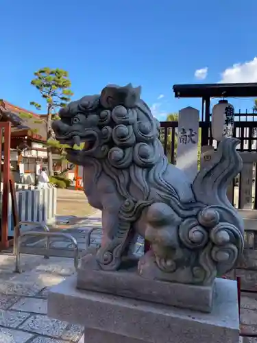 阿部野神社の狛犬