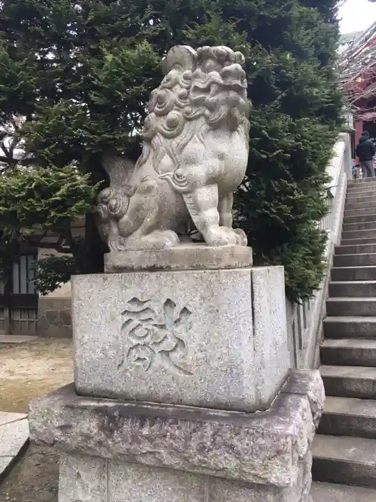 待乳山聖天(本龍院)の狛犬