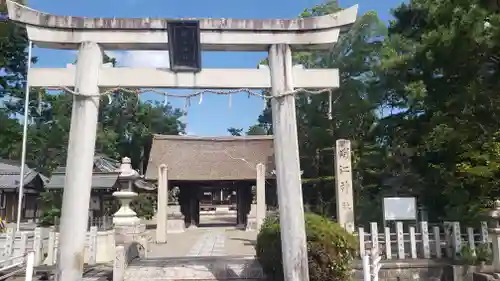 蜊江神社の鳥居