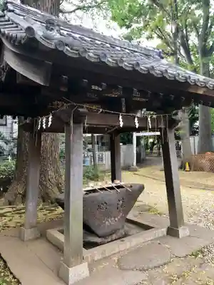 天祖神社(上目黒天祖神社)の手水舎