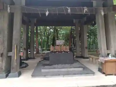 上川神社の手水舎