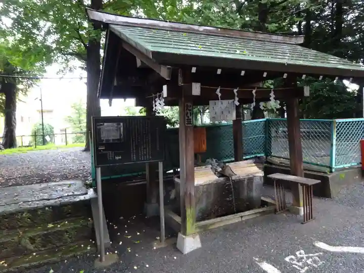 諏訪神社の手水舎
