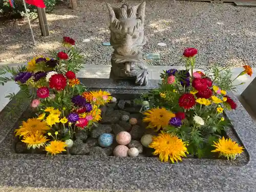 滑川神社 - 仕事と子どもの守り神の手水